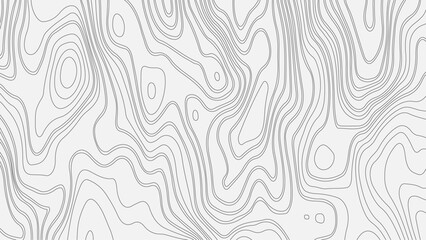 Topographic map. Geographic mountain relief. Abstract lines background. Contour maps. Vector illustration, Modern design with White background with topographic wavy pattern
