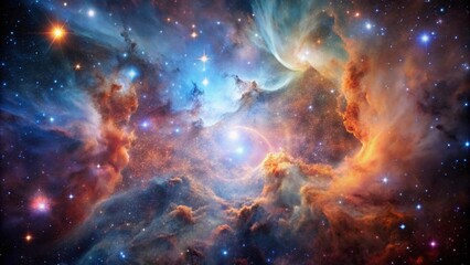 Naklejka premium Space Nebula 