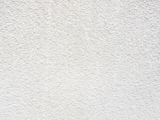 White plaster on the wall background texture.