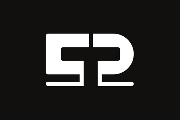 Obraz premium Simple Techno Letter CTP logo vector design template