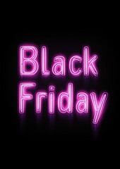 Black Friday neon sign.