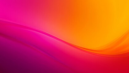 Fototapeta premium Abstract Gradient with Curved Lines in Pink and Orange, Abstract Background, Gradient, Orange, Pink