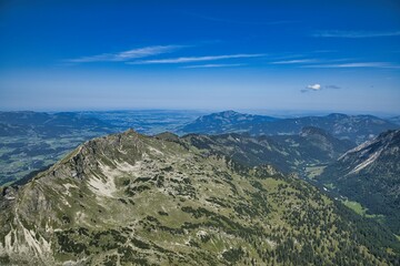 Fototapeta premium Oberstdorf, Allgäu, Fellhorn und Umgebung, Breitachtal