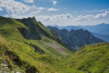 Oberstdorf, Allgäu, Nebelhorn und Umgebung
