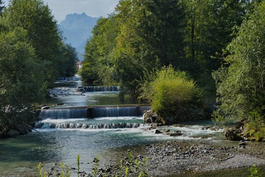 Oberstdorf, Allg&auml;u, Illersprung aus Breitach, Stillach und
Trettach