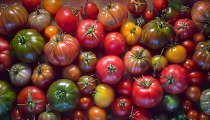 Delicious, natural and delicious tomatoes from all over the world and a collection