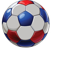 Obraz premium Colorful football vector illustration design 