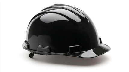 Black Hard Hat Safety Equipment Construction Worker Head Protection