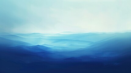 Serene Blue Mountains