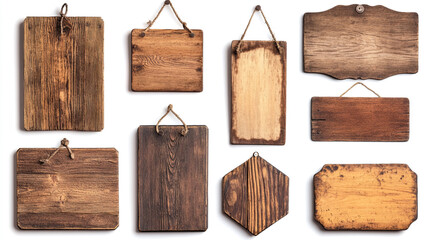 Rustic Wooden Signs Collection  Blank Vintage Wood Boards  Rustic Decor  Hanging Tags  Nat