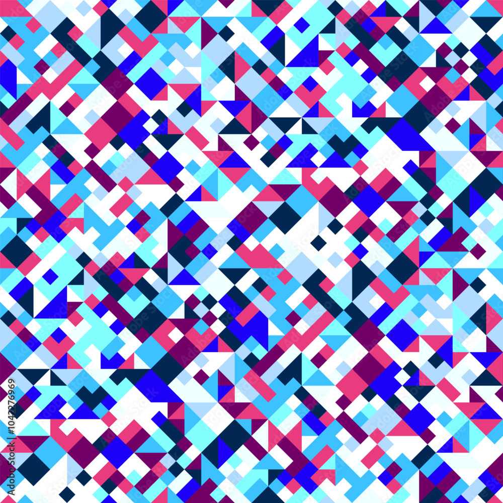 Poster colorful diagonal geometric pattern background - abstract vector design