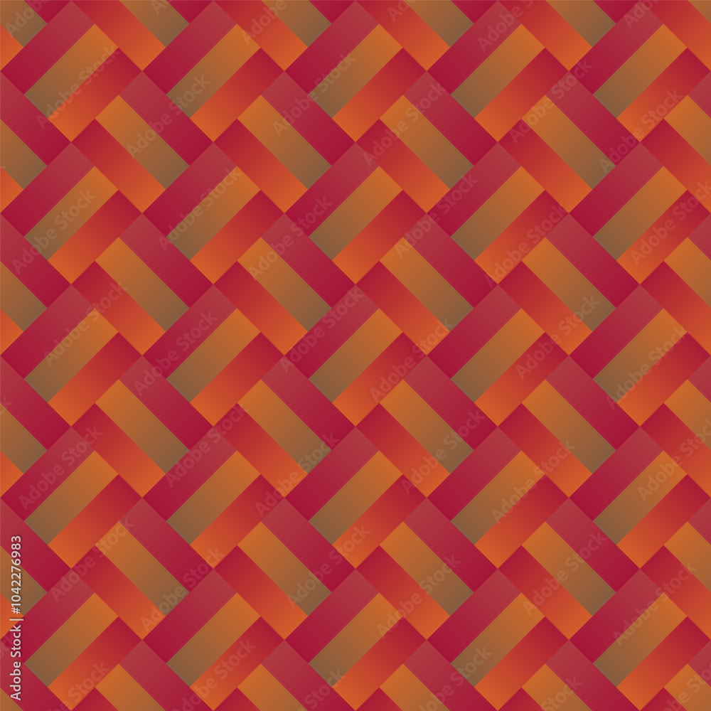 Poster gradient geometrical zig zag stripe pattern background design - abstract vector illustration with di