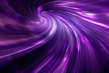 Obraz premium Abstract Swirling Purple and White Light Tunnel