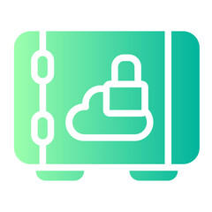 deposit box gradient icon