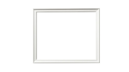 Fototapeta premium White Picture Frame Mockup Isolated on Background.