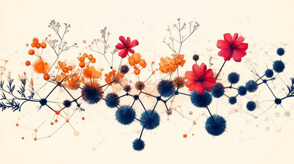 Chemical Organic Formula of Oxytocin Diagram Schematic Illustration