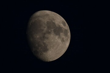 Obraz premium Luna llena sobre Galicia