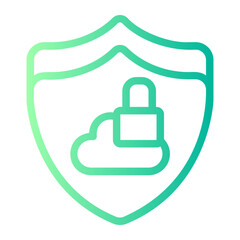 shield gradient icon