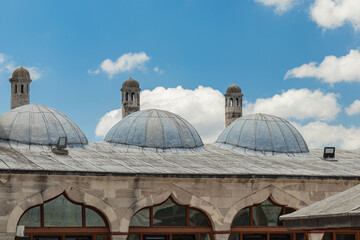 Obraz premium Sokollu Mehmed Pasha Mosque Complex located in Eminönü Kadırga neighborhood. Complex built in the second half of the 16th century in Istanbul.