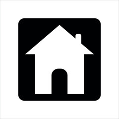 Location icon, Address icon white background isolated image 