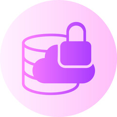 database gradient icon