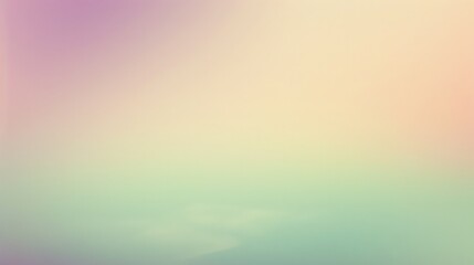 Obraz premium A pastel gradient background blending soft purple, light green, and peach