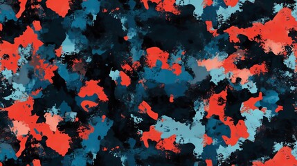 A Stunning Blend of Colors in an Abstract Pattern Design