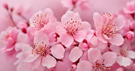 Obraz premium close up of pink magnolia flowers