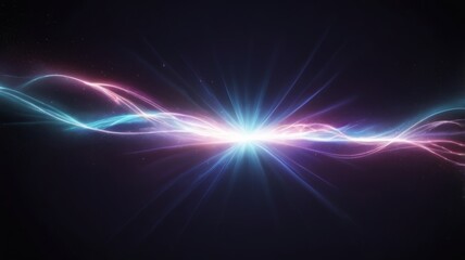 Fototapeta premium Light streak glowing background 