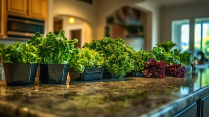 Fresh and Healthy Salads with Colorful Ingredients