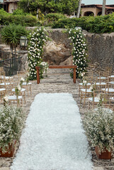 stone steps in the garden
