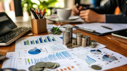 Business Growth and Financial Analysis with Coins