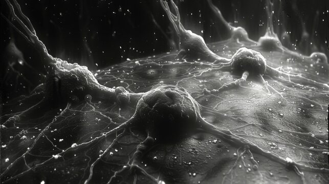 A phase-contrast micrograph of hippocampal neurons in culture, demonstrating neurite outgrowth and synaptic connections, observed in live-cell imaging.