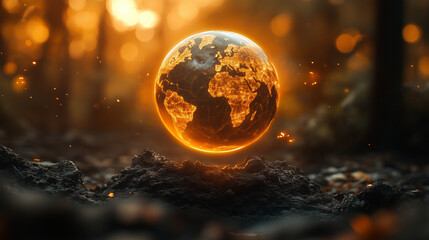 earth in the night