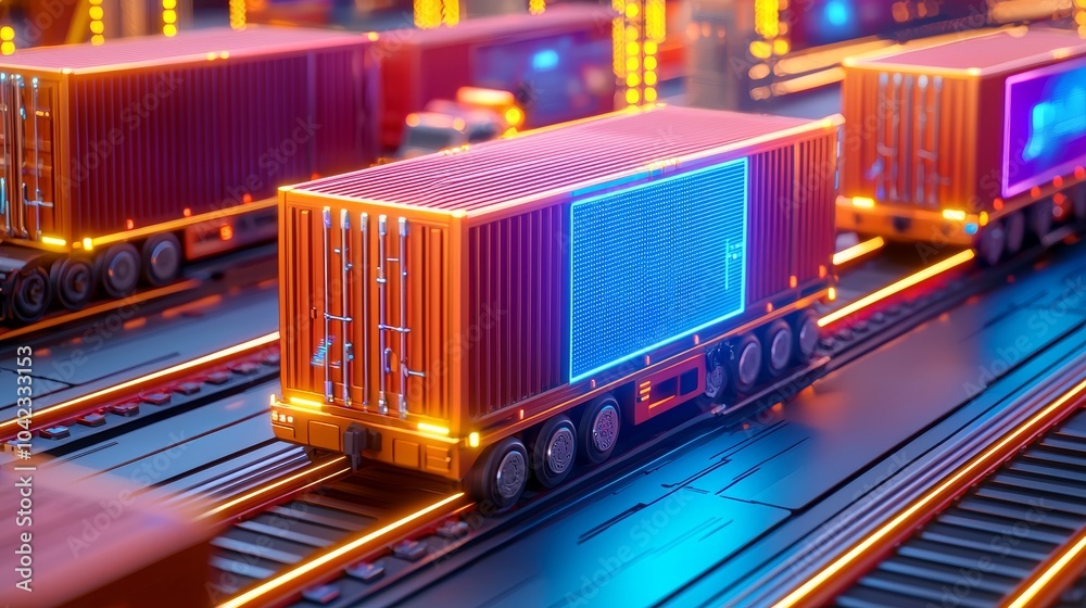 Poster optimizing traffic flow logistics with digital twin technology by using data analytics automation an