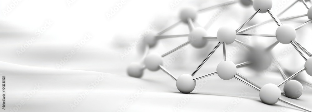 Poster background with points and lines. glowing grey plexus. big data. network. abstract tech science back