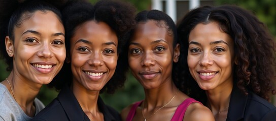 A group of African American individuals gathered together