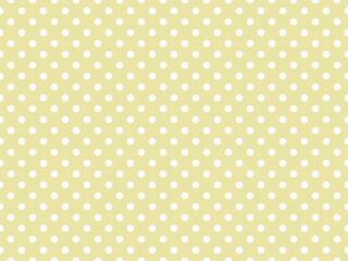 texturised white color polka dots over pale goldenrod yellow bac