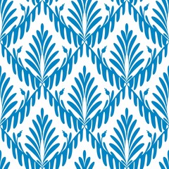 seamless pattern design in blue
