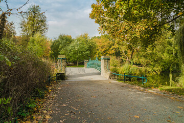 Fototapeta premium Seebrücke am Maschteich / Hannover