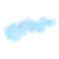 Illustration of a sky with warm orange and pink hues, scattered clouds lit by the setting sun.