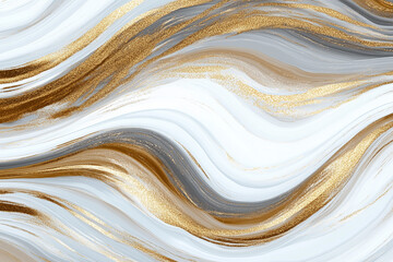 Obraz premium gold silber marmor background