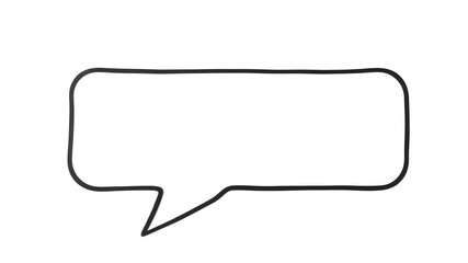 Hand drawn speech buble. Speech bubbles talk bubbles. AI generated image, ai.