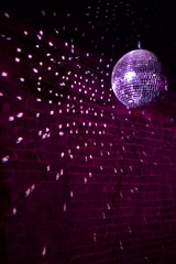 disco ball with lights