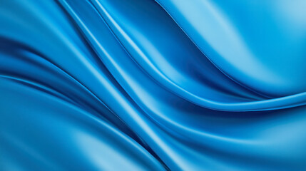 Elegant blue wave background showcasing smooth, flowing lines with depth and texture, perfect for a calming visual experience