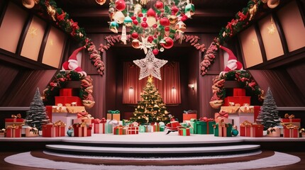 Fototapeta premium 豪華なクリスマスパーティー