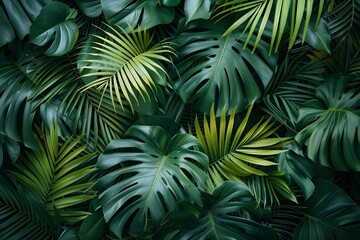 A close up of a bunch of green leaves