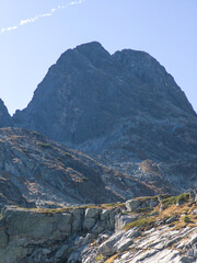 Landscape of Rila Mountain near Malyovitsa Lakes, Bulgaria
