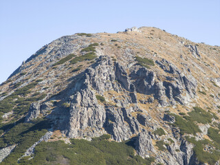 Landscape of Rila Mountain near Malyovitsa Lakes, Bulgaria
