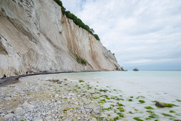 Beautiful landscape of Mons Klint cliffs in Denmark